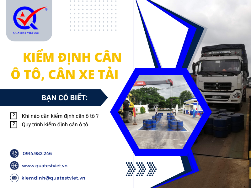 Kiểm định cân ô tô, cân xe tải